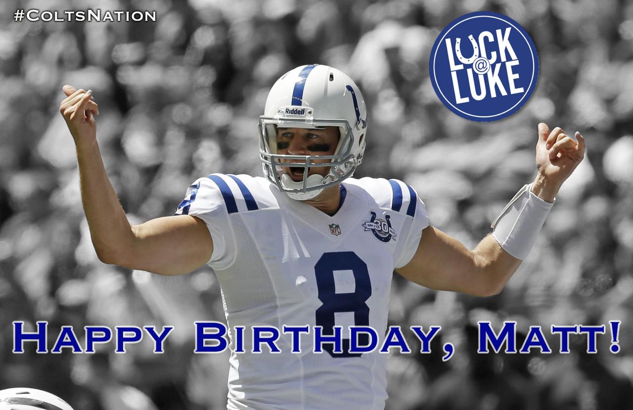 LuckAtLuke would like to wish QB Matt Hasselbeck a Happy Birthday! 
