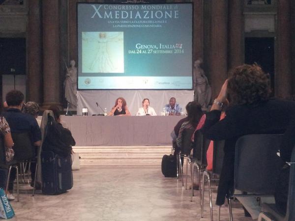 MediacionGenova's tweet photo. #xmediage Empieza Conferencia F. Mammar+El Hadji Ahmadou Migrazioni e sfide della mediazione @Ducale_Genova http://t.co/EvhYeVenHO
