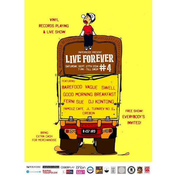 Live Forever #4 27/09/15 at <a href="/famouzcafe/">Famouz Cafe Cirebon</a> 7PM