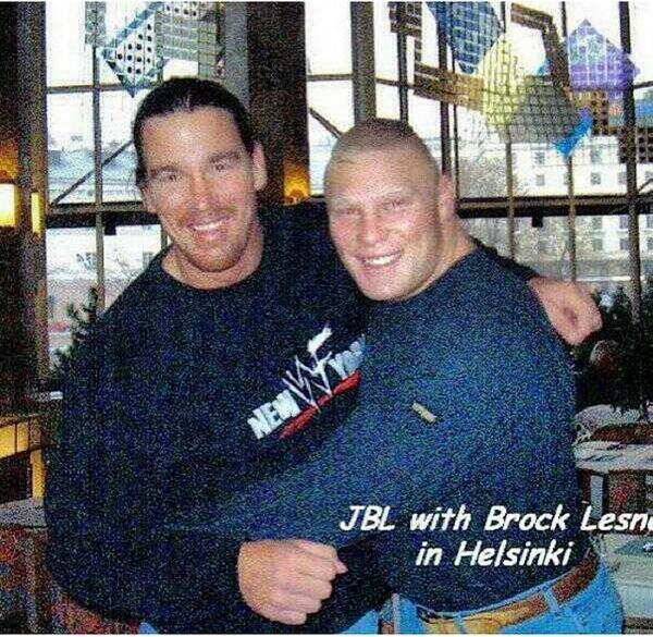 RT @DeDebellis: TBT Brock Lesnar and JBL in Helsinki years ago. http://t.co/RfTpG6Z4DN