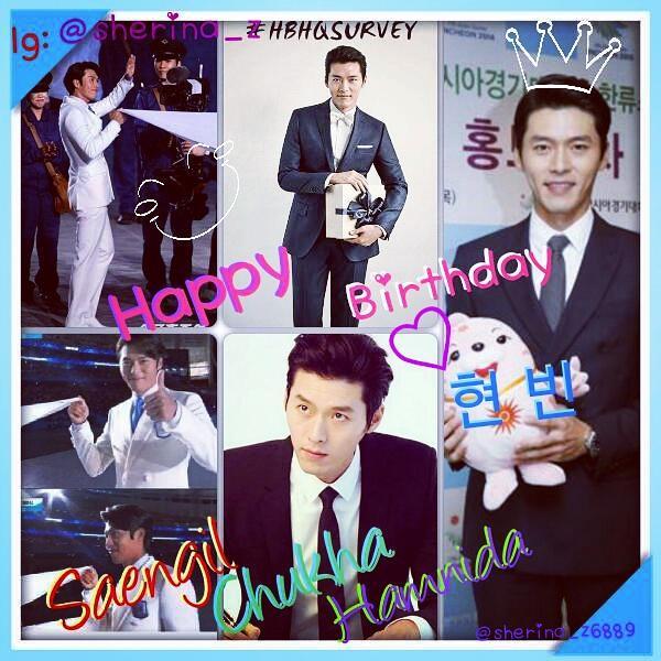 Happy Birthday Hyun Bin..   