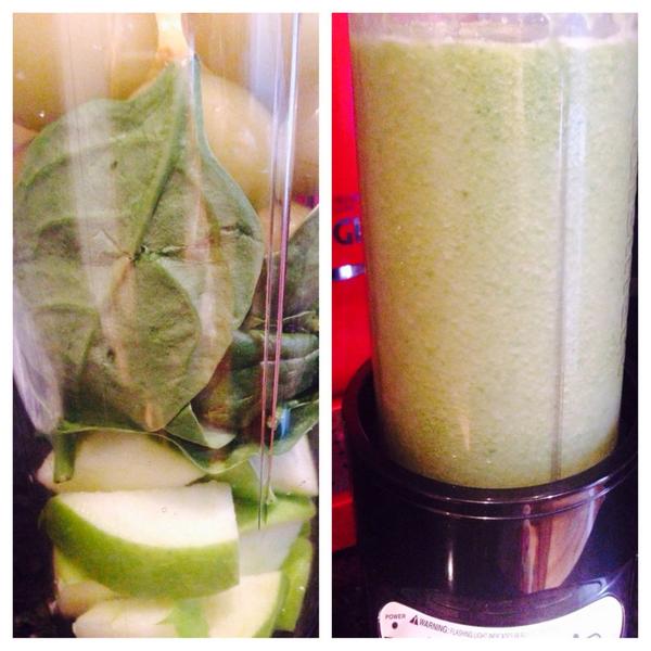 jkfeens's tweet photo. Green smoothie morning! #nobacon http://t.co/HMRjXhQlpK