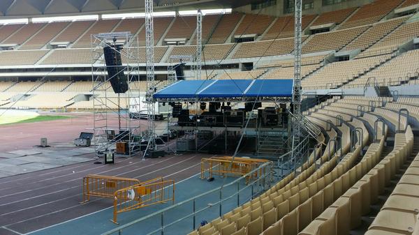 Escenario Cubierto!! #BeLander