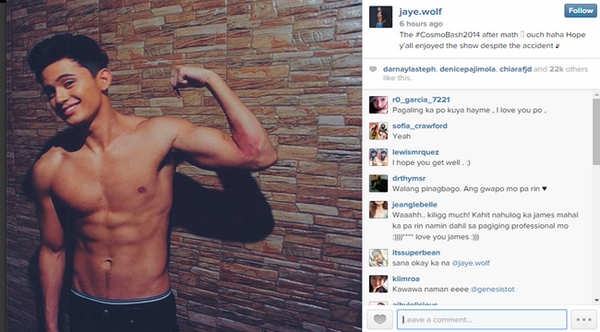 CEnterTechNews's tweet image. See Photo of #JamesReid Hurt on #FallsOffStage Incident at #CosmoBachelorBash2014|=&amp;gt;centertechnews.com/2014/09/photo-…