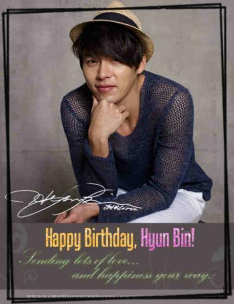 Happy 33th Birthday Hyun Bin  Your always gonna be one of my favorites    
