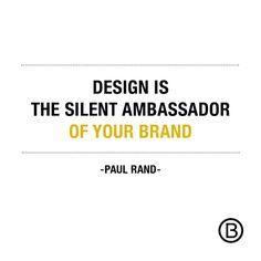 Designerbility's tweet image. DESIGN is the silent ambassador of your brand. #branding
