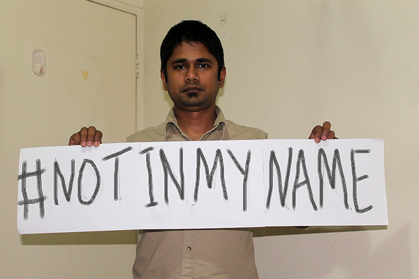 smahi220's tweet photo. not supporting #ISIS and not supporting any use of terrorism or barbaric violence in the name of #Islam #NotInMyName http://t.co/kbCCE3tIKJ