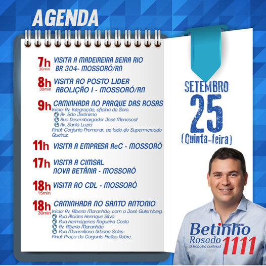 BetoRosado's tweet photo. Bom dia.
Faltam 10 dias para nossa vitória. #Vote1111 #OTrabalhoContinua http://t.co/o4bF2NM3oL