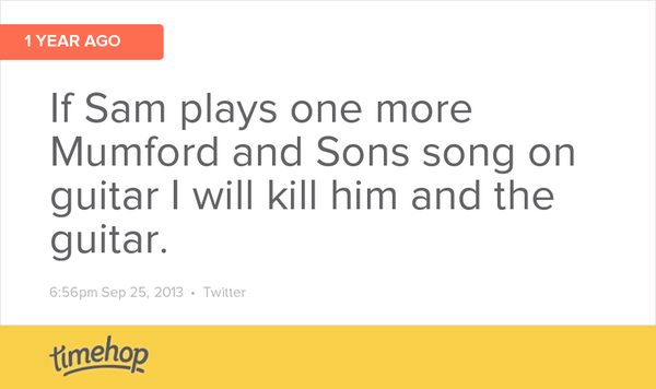 thenamesmarek's tweet photo. Exactly 1 year ago today! (via @timehop) http://t.co/5uFrQLB3vK http://t.co/2v2tuf3RBy