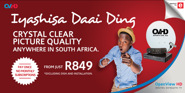 OpenViewHD's tweet image. It's no secret that Iyashisa Daai Ding! Go get yours! @zola_hashatsi Powered by @etvSA #Southstreets @eKasiPlus