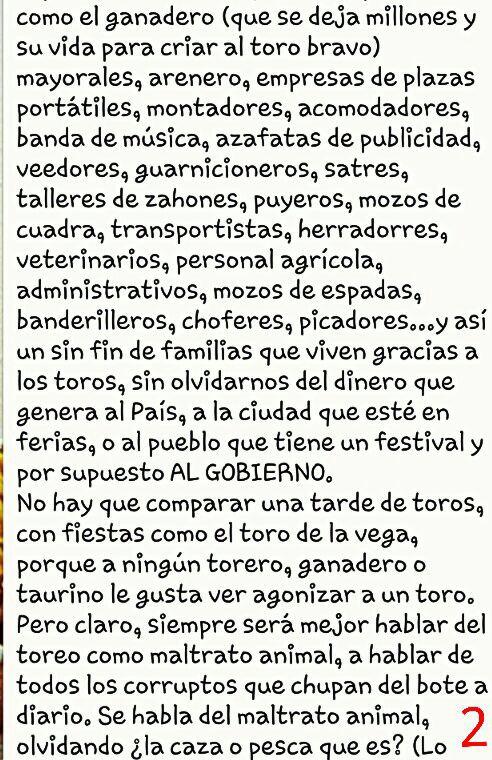 InfoDVentura's tweet photo. Carta a un conocido presentador y a toda España en general, de una jovencísima aficionada al mundo del toro. http://t.co/SV2idK6OVZ