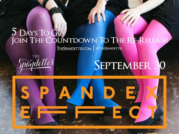 Only #5days until we re-release our debut album #SpandexEffect. Join the countdown! #Spandetting #music #TorontoMusic