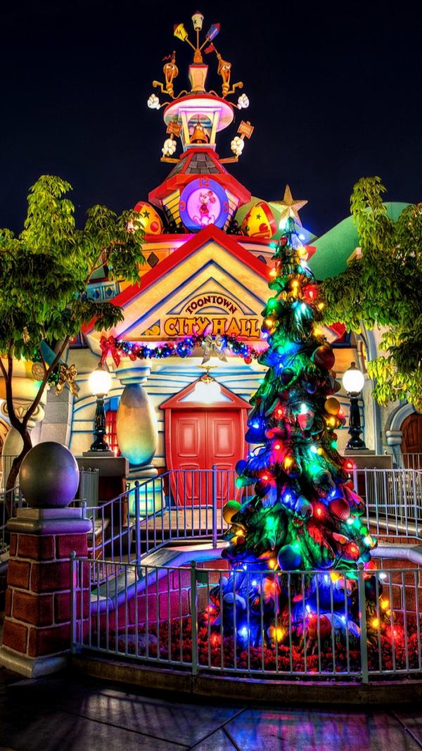 coloredlighting's tweet image. Do you need wallpaper for your new #iphone6 ? Check out this Toontown City Hall image with tons of #coloredlighting