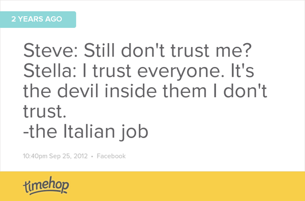 Qu33n_BL's tweet photo. Still true #italianjob love that movie http://t.co/P0Kk8lBZGL http://t.co/v1l2tSFlHx