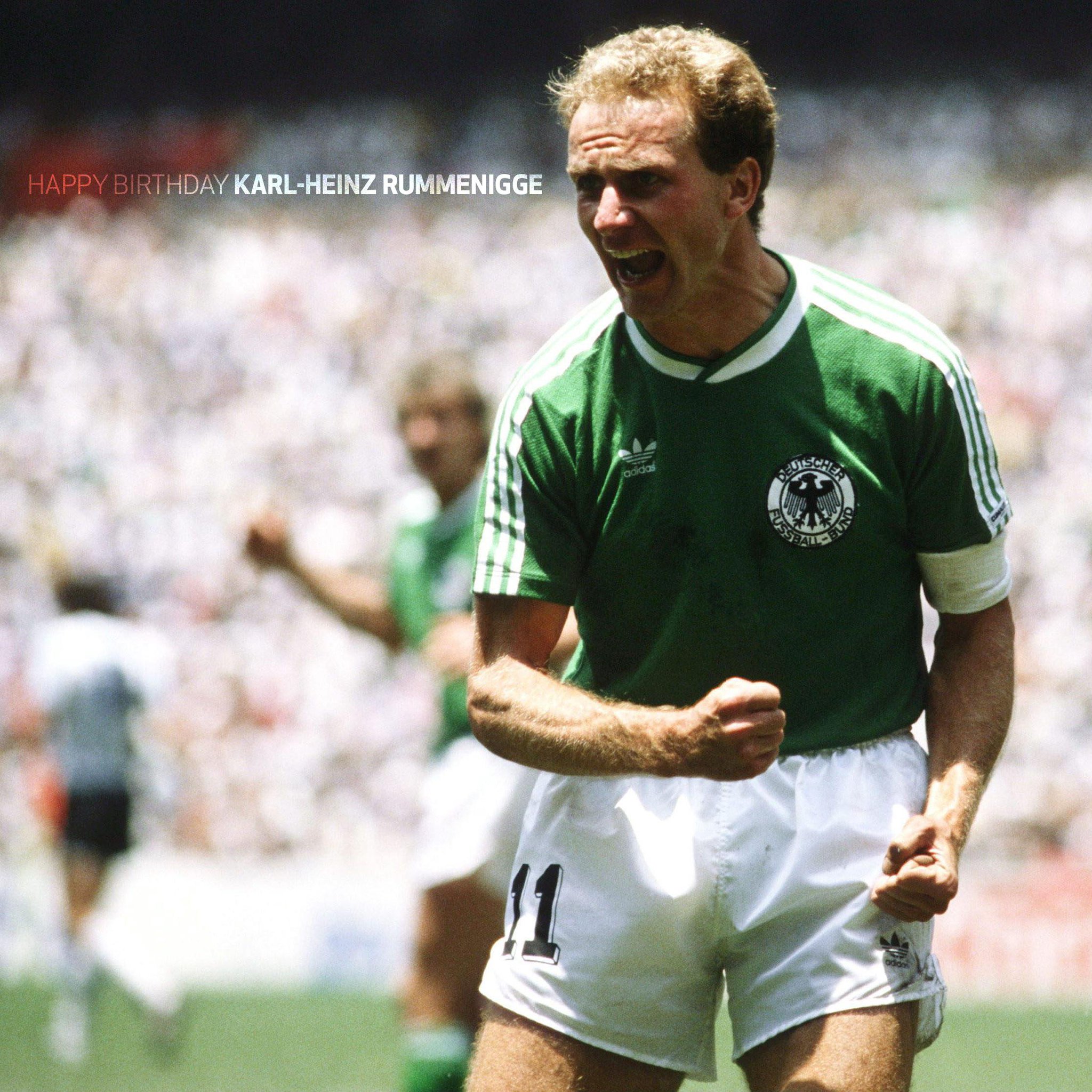 Happy 59th birthday to German and legend Karl-Heinz Rummenigge 