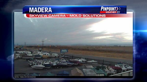 justinsacher's tweet photo. Clouds rolling in on our #MoldSolutions SkyView camera in #Madera County! Cold front brings fall-like weather today! http://t.co/WaSwA0x4Y9