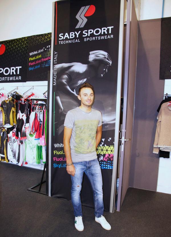 SabySrl's tweet photo. @ExpoBiciPadova , un grazie speciale al campione vicentino Gianluca Branbilla http://t.co/uEdYZYpuJ7