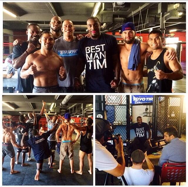 Best Man Tim not only supports Phil Davis but wishes him a Happy birthday! Much love to  