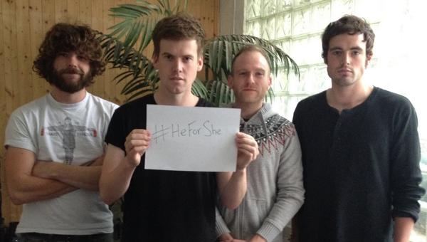 We're with you @EmWatson! Proud to believe in gender equality. #HeForShe