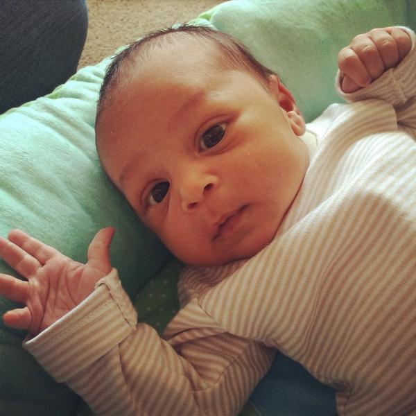 Our gorgeous new arrival - Evan Howard  Francis...