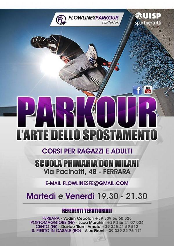 SergioCbtr's tweet image. #UISP e #flowlines organizzano corsi di #parkour a #ferrara.Aspettiamo alla palestra Don Milani in v. pacinotti 48 fe