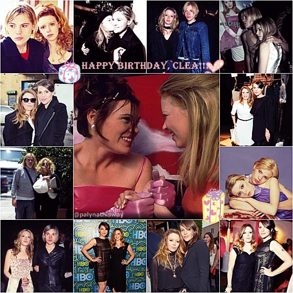 Happy birthday to the wonderful Clea DuVall!      Your friendship is so admirable, its for a lifetime!   