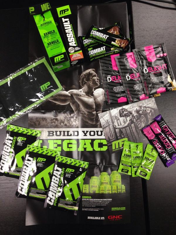 MusclePharm's tweet photo. Win an all brands super sample pack today!!! 

#Arnold Series @IAMFITMISS #Musclepharm 

(((-RT2ENTER-))) http://t.co/5M79Uzf04C