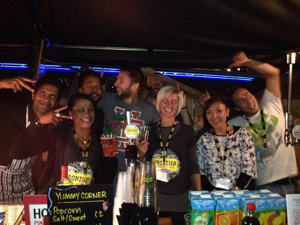 DrinksThere's tweet image. Thank you @MunchStreetFood for a awesome summer @FrontierLager you rock