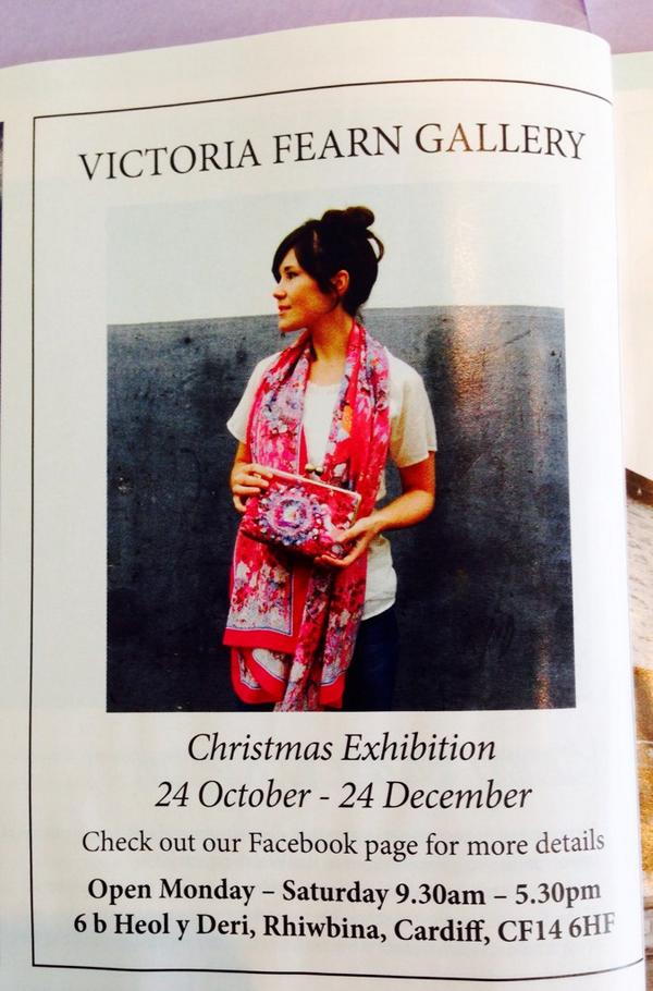 fearngallery's tweet image. Silk scarfs by @Armitagedesign feature in our October advert @madebyhandwales  #soldonetoday #Rhiwbina #shoplocal