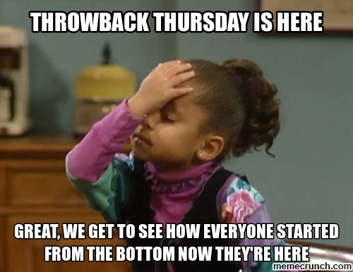 SheleighEvents's tweet image. A hashtag a day, helps your followers to stay! Pt. 4: #ThrowbackThursday!!! facebook.com/EventsbyShelei…