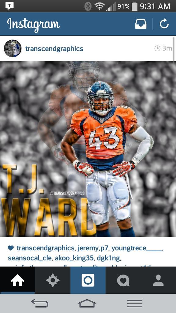 BossWard_Nation's tweet photo. The #BossWardNation grows stronger each day! This sick edit of @BossWard43 was made by @TranscendIG! #OrangeCrush http://t.co/R8ADllZGZK