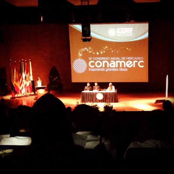 Daniel_Villota_'s tweet photo. En XII congreso anual de mercadeo #conamerc2014 #EAFIT http://t.co/iYSvwAkcxW
