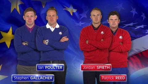 AugustaStGolf's tweet photo. PReed 1st Jaguar to play on 1st day - @VaughnTaylorPGA &amp; @Oliver_Wilson sat out 1st day in 06 and 08 #RyderCup2014 http://t.co/sJMPhxUtpr