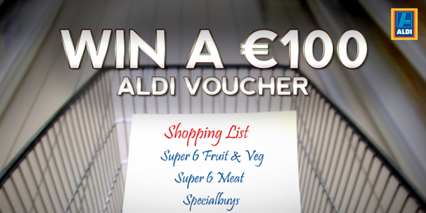 Aldi_Ireland's tweet photo. Fancy winning a €100 Aldi voucher to knock a few things off your shopping list? Retweet this to enter! http://t.co/XNpRRUms2m