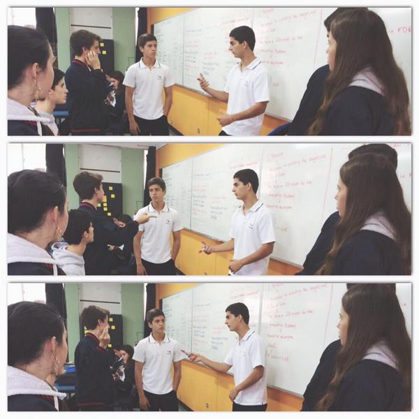 IABreakThrough's tweet photo. ❝It's going to be hard, but hard is not impossible.❞ Pitching our ideas for #Breakthrough! #fdrinnovators http://t.co/Cv2AnzaiIY