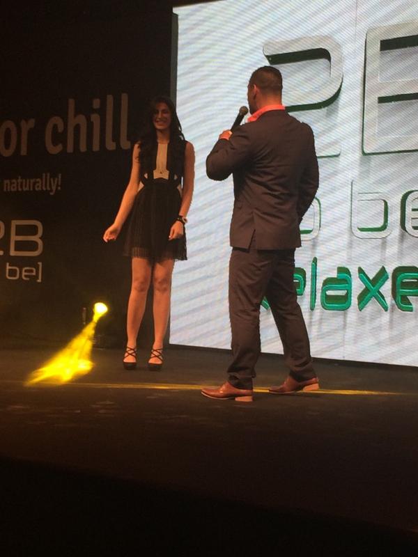 2bswirl's tweet photo. Singing and dancing for @NargisFakhri at the #2BLaunch http://t.co/9hSZz9fB0C
