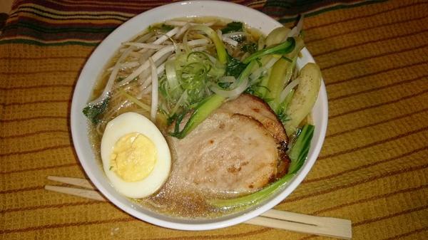 Tokyo style ramen noodle sample