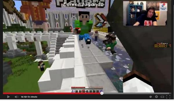 EdihawkYT's tweet image. Salgo en el straming del rubius :D @Rubiu5 #PizzaCraft #DominosGaming