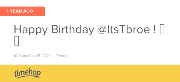 stephanieee_16's tweet photo. hey happy birthday again @ItsTbroe ! http://t.co/iP4XUO1tuT http://t.co/CUgpXTYdSr