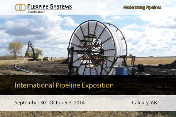 FlexpipeSystems's tweet photo. Come visit @FlexpipeSystems at booth #102 next week during the #ipe14 in Calgary, AB http://t.co/BBAMPWG8ud