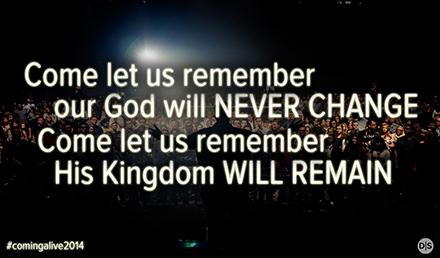 integritymusic's tweet photo. "Come let us remember our God will NEVER CHANGE" from @dustinwrc #ComingAlive #DustinSmith http://t.co/aGn0zmm1r0 http://t.co/icc9xOcF3j