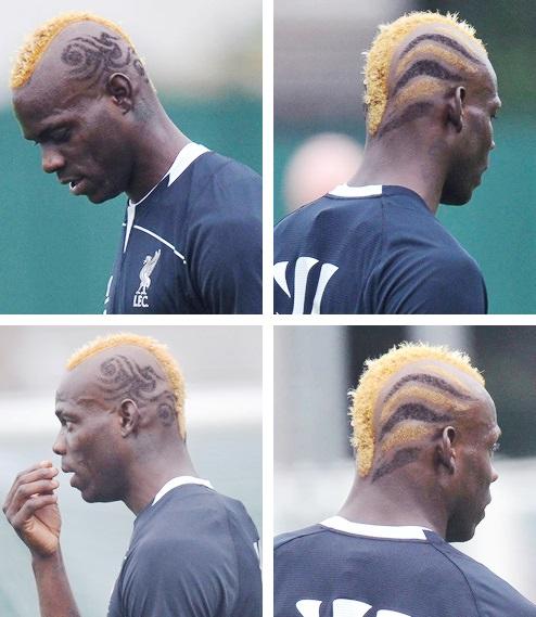 MotivacionesF's tweet photo. El nuevo look de Mario Balotelli. http://t.co/7ArjwL71ni