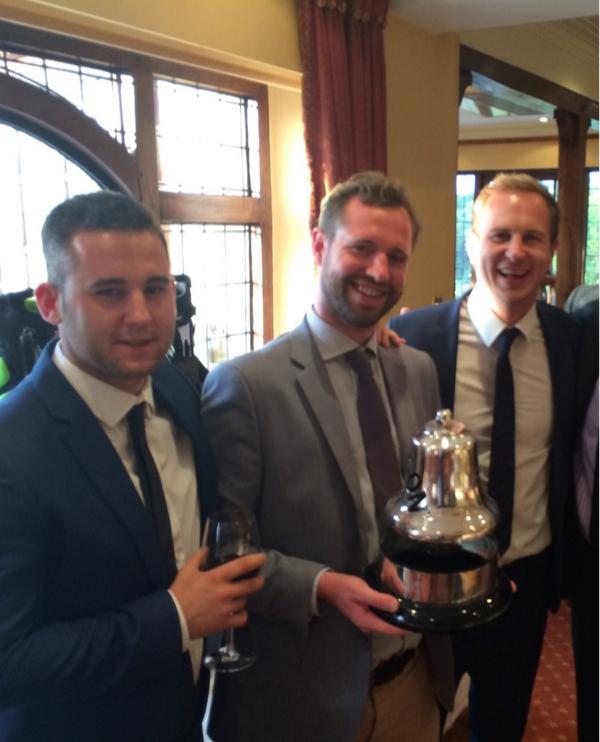 LewisRem's tweet image. The @yourgolftravel team winning the ST George's Hill pro am