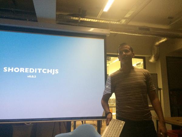 dgildeh's tweet image. Watching @svileng talking at #shoreditchjs at the @Skimlinks office. Shame it&apos;s about @angularjs :(