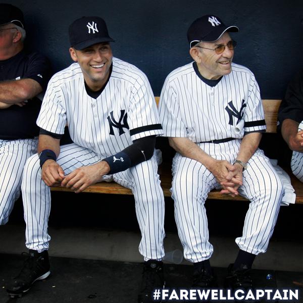 Yankees's tweet photo. So many rings. #tbt #FarewellCaptain http://t.co/FFm2hBeckF