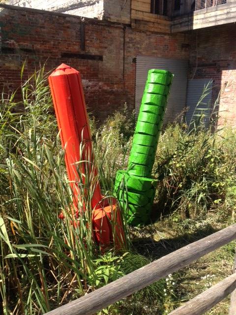 designxnature's tweet photo. RT @Carzoo. We LOVE seeing @scottbarker's recycled wooden buoys @EvergreenCanada #EBW!! http://t.co/78RW60JzML