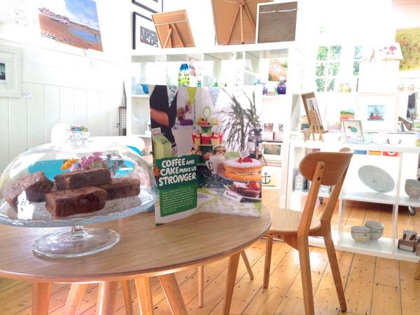 Tomorrow we are taking part in the worlds largest coffee morning in aid of Macmillan cancer support. #alnmouth #art