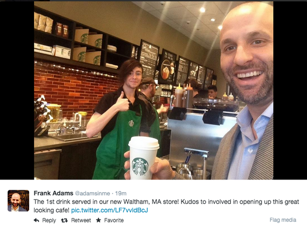 WalthamPatch's tweet image. First Waltham Starbucks Opening Monday dlvr.it/71LhGb