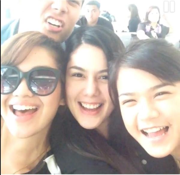 bb_randomm's tweet photo. Family Matsunaga is going to Gensan!! With Vickie Rushton Jane Oineza Maris racal and daddy Daniel!! http://t.co/d1ruGtM4o7