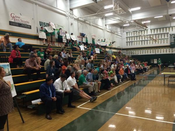 Rio Measure N Community Forum.  Theatre/performance building wins the day.